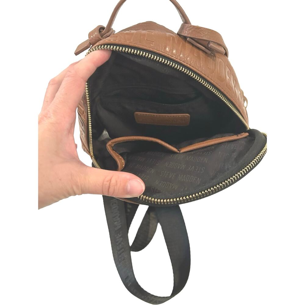 Steve Madden Mini Brown Backpack - image 4